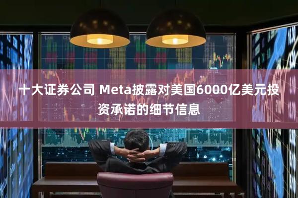 十大证券公司 Meta披露对美国6000亿美元投资承诺的细节信息